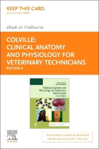 Cover of Clinical Anatomy and Physiology for Veterinary Technicians - Elsevier eBook on Vitalsource (Retail Access Card)