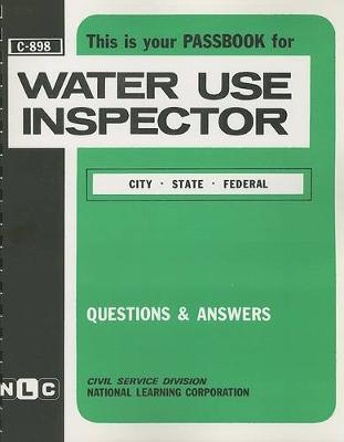 Book cover for Water Use Inspector