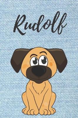 Book cover for Rudolf Notizbuch Hunde / Notizheft / Malbuch / Kritzelbuch / Tagebuch / Journal / DIN A5 / Geschenke