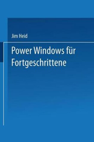 Cover of Power Windows für Fortgeschrittene