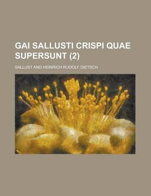 Book cover for Gai Sallusti Crispi Quae Supersunt (2)