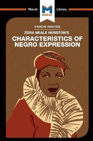 Cover of An Analysis of Zora Heale Hurston's Characteristics of Negro Expression