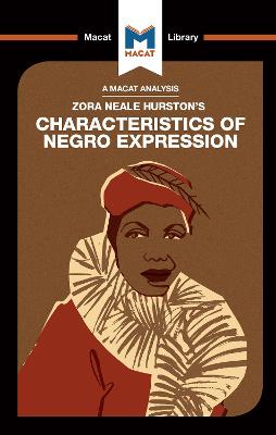 Book cover for An Analysis of Zora Heale Hurston's Characteristics of Negro Expression