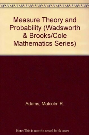 Cover of Measure Theory and Probability