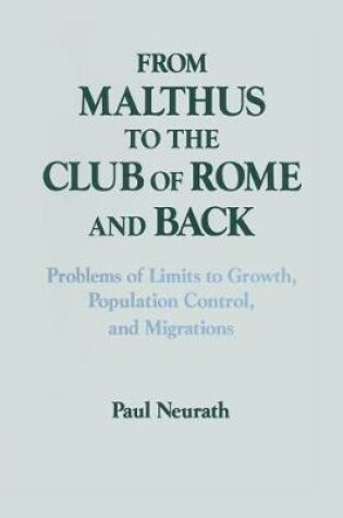 Cover of From Malthus to the Club of Rome and Back