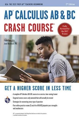 Cover of Ap(r) Calculus AB & BC Crash Course, 2nd Ed., Book + Online