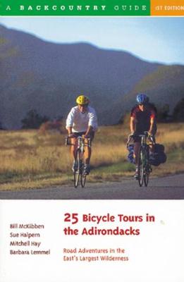 Book cover for 25 Bicycle Tours in the Adirondacks