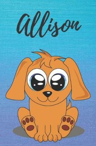 Cover of Allison dog coloring book / notebook / journal / diary