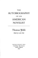 Book cover for Wolfe: Autobiography Amer Novelist