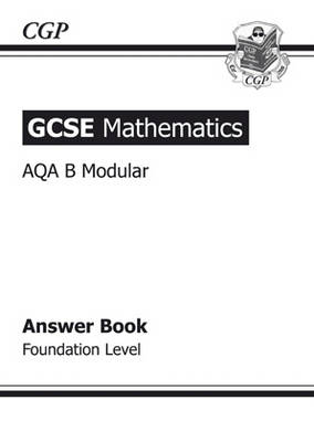 Book cover for GCSE Maths AQA A (Modular) Answers (for Workbook) Foundation