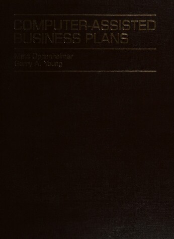 Book cover for Computer-assisted Business Plans
