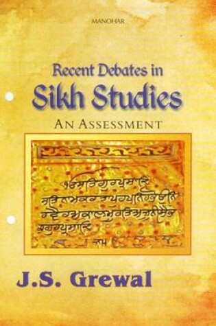 Cover of Recent Debates in Sikh Studies