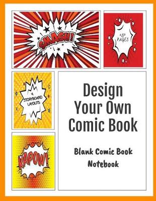 Book cover for Blank Comic Book Notebook