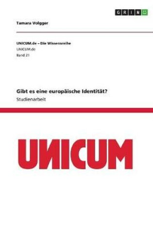 Cover of Gibt es eine europaische Identitat?