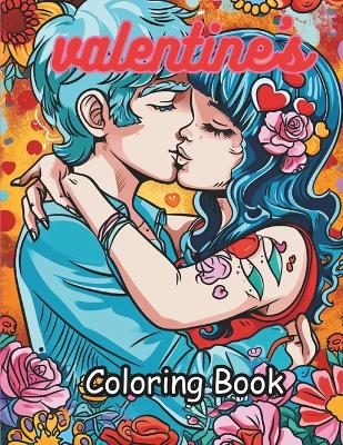 Book cover for valentine's Coloring Book