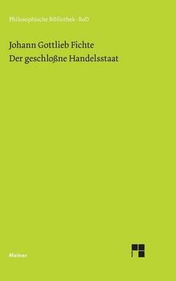 Book cover for Der Geschlossne Handelsstaat