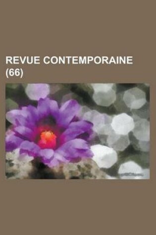 Cover of Revue Contemporaine (66)