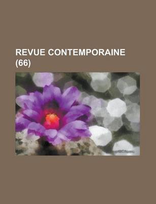 Book cover for Revue Contemporaine (66)