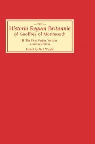 Cover of Historia Regum Britannie of Geoffrey of Monmouth II