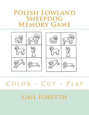 Book cover for Polish Lowland Sheepdog Memory Game