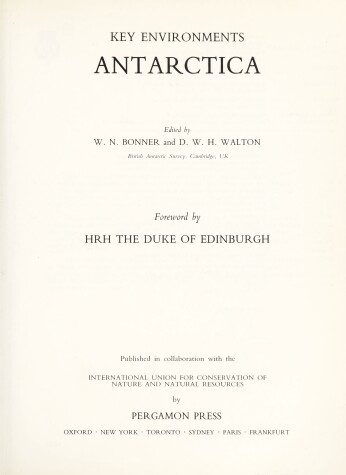 Cover of Antarctica