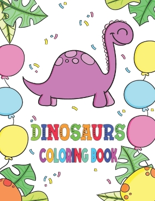 Book cover for Dinosaurs Coloring Book