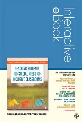 Book cover for Teaching Students with Special Needs in Inclusive Classrooms Interactive eBook Student Version