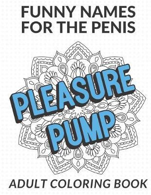 Book cover for Funny Names for the Penis Adult Coloring Book