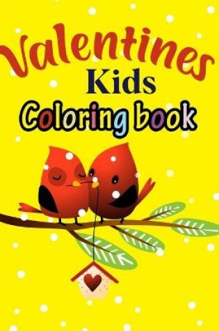 Cover of Valentine's kids coloring book