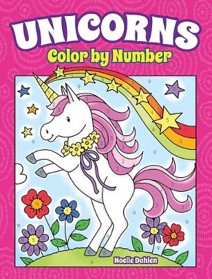 Book cover for Unicorns Color by Number