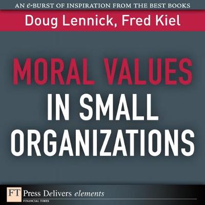 Book cover for Moral Values in Small Organizations
