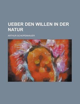 Book cover for Ueber Den Willen in Der Natur