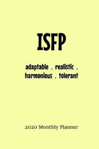 Cover of ISFP Monthly Planner