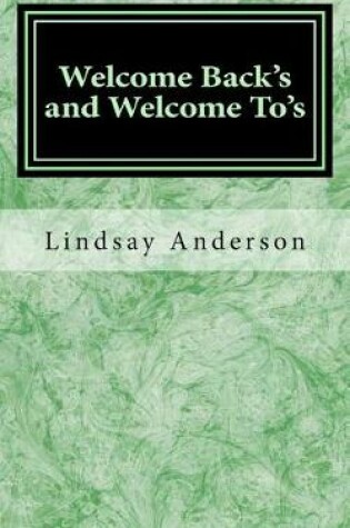 Cover of Welcome Back's and Welcome To's