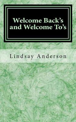 Book cover for Welcome Back's and Welcome To's