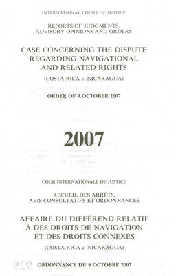 Cover of International Court of Justice Reports of Judgments, Advisory Opinions and Orders