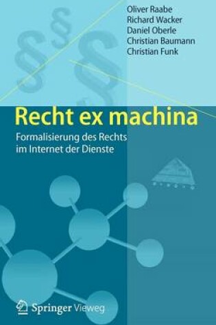 Cover of Recht Ex Machina