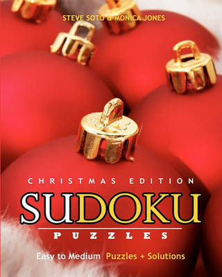 Book cover for SUDOKU Puzzles - Christmas Edition, Easy to Medium