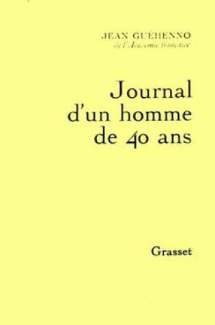 Cover of Journal D'Un Homme de 40 ANS