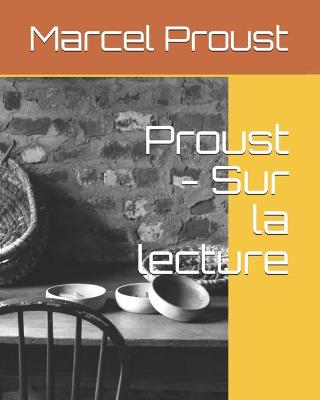 Book cover for Proust - Sur la lecture