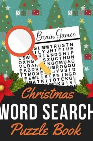 Cover of Christmas Word Search Puzzle Book