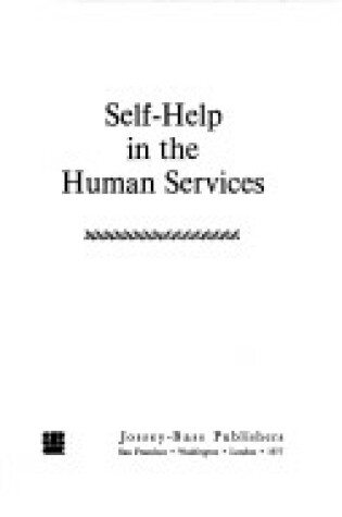 Cover of Self-help in the Human Services