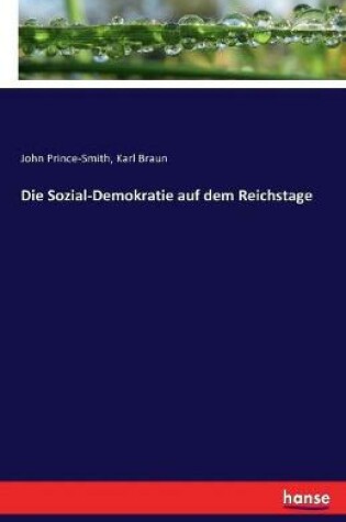 Cover of Die Sozial-Demokratie auf dem Reichstage