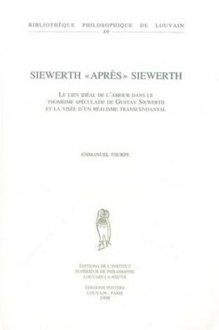 Cover of Siewerth "Apres" Siewerth