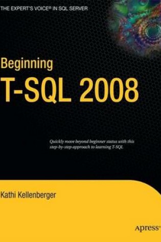 Cover of Beginning T-SQL 2008