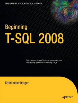 Book cover for Beginning T-SQL 2008