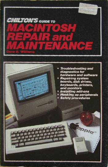Book cover for Chilton's Guide to Macintosh Repair and Maintenance
