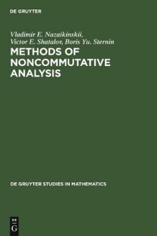 Cover of Methods of Noncommutative Analysis