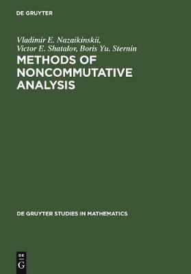 Cover of Methods of Noncommutative Analysis