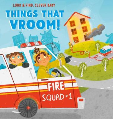 Book cover for Things that Vroom! (Look & Find, Clever Baby)